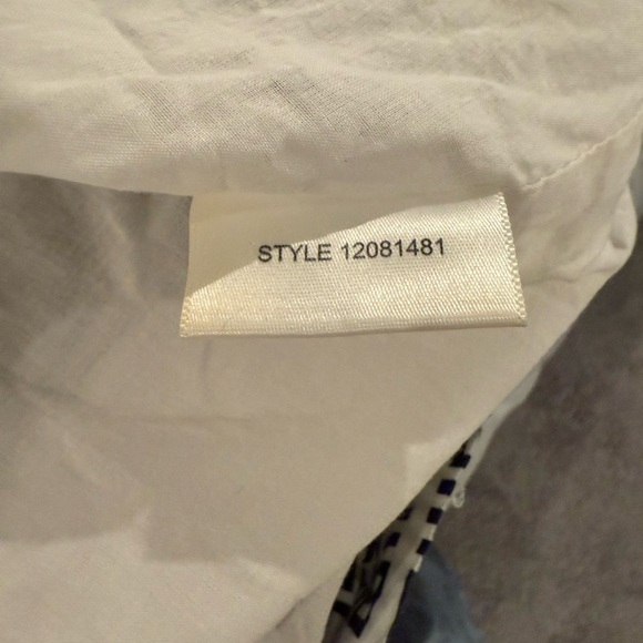 Tory Burch Dress Mini Shift Black White Geometric Size 4. Style # 12081481. - Picture 5 of 6